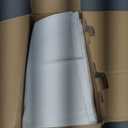 MIULEE Pure White Back Tab Blackout Curtains 108 Inch Long 2 Panels Set for Bedroom, Rod Pocket/Pinch Pleat Extra Long Thermal Insulated Living Room Darkening Pleated Light Blocking Drapes