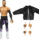 Mattel WWE Elite Action Figure & Accessories, 6-inch Collectible Finn Balor with 25 Articulation Points, Life-Like Look & Swappable Hands
