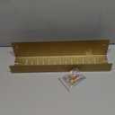 Shower Caddy, 16" Bathroom Shower Shelf Organizer with 2 Hooks, SUS304 Stainless Steel Floating Shower Shelves with Large Capacity, Rustproof Shower Rack for Inside Shower, Brushed Golden