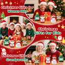 Funny Handmade Crochet Christmas Decorations,Cute Christmas Tree Santa Claus Snowman Deer Ornaments Decor with Card,Best White Elephant Gifts for Adult Kids,Unique Stocking Stuffers Idea for Women Men