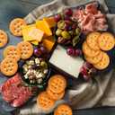 RITZ Fresh Stacks Original, Everything, and Garlic Butter Crackers Variety Pack, Travel Snacks, 8.85 oz (6 Multi Snack Packs) BBD: 08/12/2026