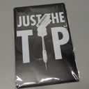 Metal Sign Vintage Look Just the tip Funny darts Sport Funny Wall Decor for Kitchen Bar Coffee Restaurant Home Bedroom Garage Bathroom 8x12inch