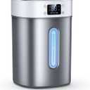 4L Ultrasonic Cool Mist Humidifier with 304 Stainless Steel Tank, Auto Humidity Control, Night Light, and Timer - For Large Rooms and Baby (4L/1.06Gal)