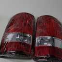 Red Tail Lights Assembly Compatible With 2000-2006 Suburban 1500 2500 Tahoe Yukon Taillights Rear Brake Lamps GM2819199 GM2818199