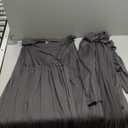 Ekouaer Maternity Nursing Gown and Robe Set Labor Delivery Nursing Nightgowns for Breastfeeding Pregnancy Clothes (XX-Large, Darkgrey)