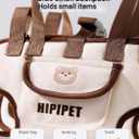 Dog Full Body Lift Harness for Small Dogs, Hands Free Shoulder Yorkie Carrier, Adjustable Breathable Vest Straps with Small Puppy Treat Bag (L(14.33~19.84lbs)