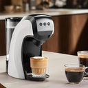 Warriors1 Single Serve Coffee Maker for Keurig K Cup, Espresso Machine for Nespresso Original, Dolce Gusto Pods, Ground Coffee, Cappuccino & Latte Coffee Machine, 20 Bar Espresso Maker, 3 Brew Sizes