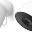 Google Nest Cam Outdoor (Wired, 2nd Gen) - 2 Pack - Security Camera with 2K Video and Gemini, Night Vision, 2-Way Audio - Works with Google Home - 2025 Model - Snow