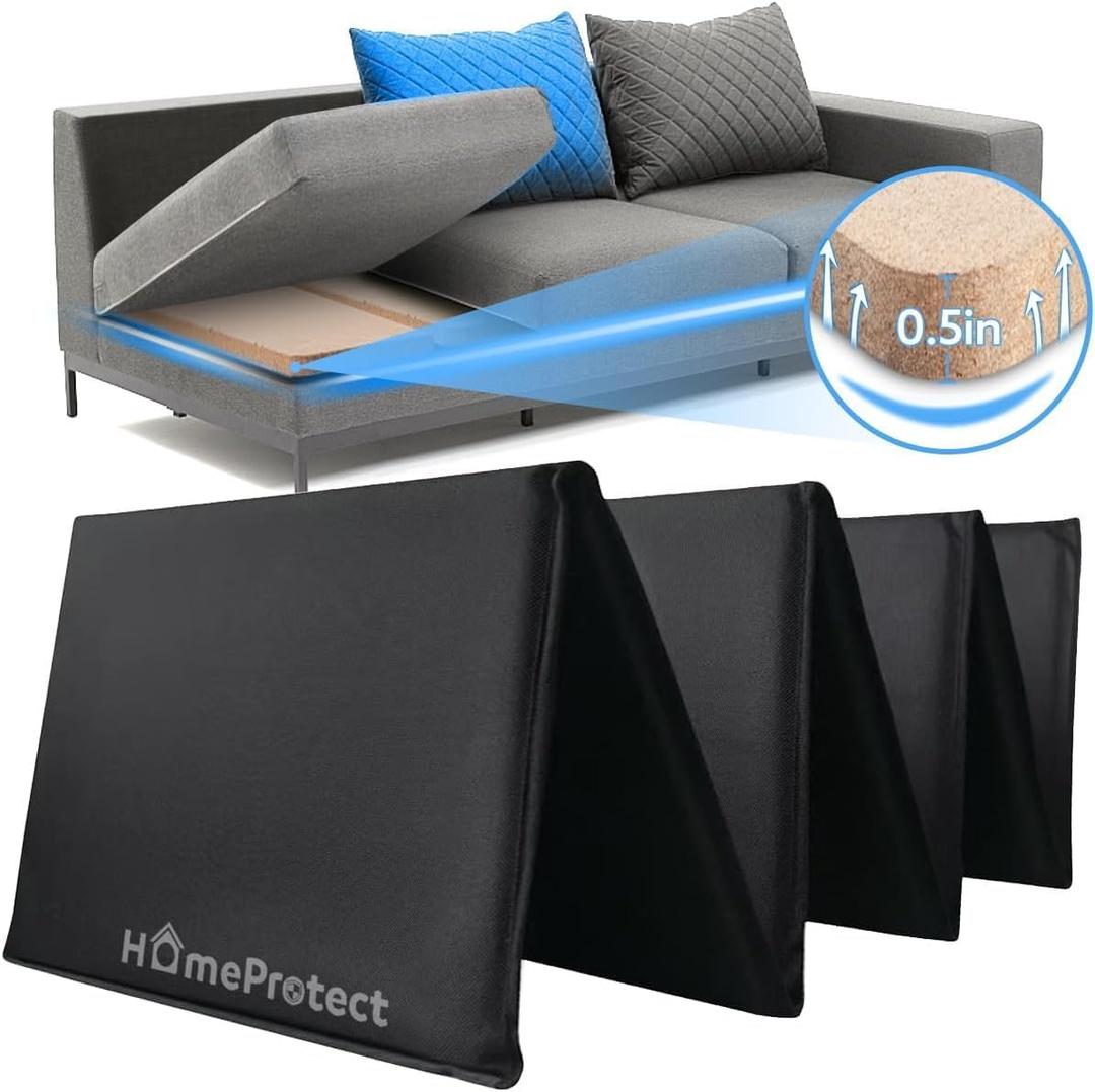 HomeProtect Couch Supports for Sagging Cushions 20"x67" Sofa Cushion Support Board Cushion Support Insert Under Couch Seat Saver Replacement Fix Sagging Cushions - 50% Thicker