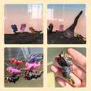 Fish Tank Decorations with 2-Pack Cute Little Floating Divers and Float Balls - Perfect Aquarium Decor for Fish Playmates, Suitable for All Fish Tanks, Black