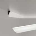 10-Pack Crown Molding Polystyrene Decorative Ceiling Crowning Molding Trim for Home Decor, 40Ft in Total Length