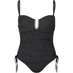 Biba Womens Bandeau Swimsuit (Large, Black)