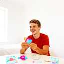 2 x 24 Sets Valentines Cards with Art Supplies-Ocean Sea Animal Wood Painting Craft Kits,DIY Unfinished Wooden Octopus,Whale,Dolphin,Seahorse,Starfish,Fish for Valentines Day Gift Exchange Art Project