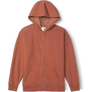 Happy Nation girls Relaxed Fleece Full Zip Hoodie Sweatshirt Large