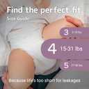 Bambo Nature Premium Eco-Friendly Baby Diapers, Size 4 (15-31 Lbs), 27 Count
