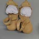 Coutgo Womens Slingback Heels Kitten Heel Pumps Dress Shoes Sling Back Closed Pointed Toe Suede Wedding Party Sandals (8.5, Nude)