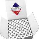 SissewPro Prewound Bobbin L Size, 70D/2(60WT SA155 Size 9.4) Embroidery Sewing Machine Bobbins Thread Type L for Brother, Babylock, Singer, Husqvarna Viking, Pfaff Embroidery Machines