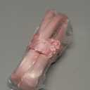 CORATED Heatless Curling Rod Headband, No Heat Silk Ribbon Rollers for Overnight Sleeping Curls, Styling Kit with Hair Clips and Scrunchie (Pink)