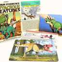 Tiny Worlds: Dinosaur Dynasties: Cretaceous Creatures Cards, Set of 30 Learning Flash Cards, Collectible Information Cards for Kids and Adults, Gifts for Children Above 6 Years Old