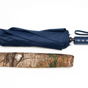 Compact Blue Umbrella with Camouflage Sleeve – Portable & Durable Design