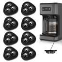 Appliance Slider, 16 Pcs Self Adhesive Mini Caster Wheels, Appliance Rollers, 360° Swivel Universal Rollers, Appliance Sliders for Kitchen Appliances, for Coffee Maker, Countertop, Storage Box