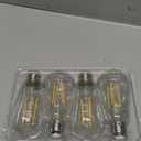 Ascher Dimmable Vintage LED Edison Bulbs, 6W, Equivalent 60W, Bright Cool White 4000K, 80+ CRI, ST58 Antique LED Filament Bulbs, E26 Medium Base, Clear Glass, Pack of 4