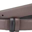 Vatee's Reversible Genuine Leather Replacement Belt Strap For Men/Women without Buckle 1"/25mm/1.14"/29mm Wide (Brown)