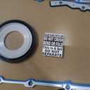 Oil Pan Gasket and Rear Main Seal Set OS30693R BS40640,Fits for GM LS-based V8 Engine,12612350 12639249 89060436 OS32241,Compatible with Chevy Silverado 500 Tahoe,for GMC Sierra