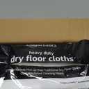 Amazon Basics Wet & Dry Sweeper Kit, 1 Sweeper Handle, 7 Heavy Duty Dry Floor Cloths, 3 Wet Floor Cloths, Pack of 1