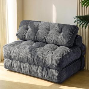 MAXYOYO Folding Sofa Bed, Convertible Chair Bed with Pillow, Full