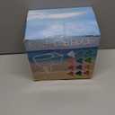 Home Queen Beach Cup Holder with Pocket, Sand Coaster Cups for Beverage, Phone, Drink, Beach Accessories for Vacation, 8 Pack (Teal/Blue/Sage/Orange/Pink/Navy/Red/Light Pink)