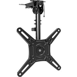 ELIVED Flip Down Ceiling TV Mount for Most 14-40 Inch TVs, Floding TV Mount for Flat and Pitched Roof, Height Adjustable Full Motion tv Bracket 360 Swivel, Max VESA 200x200mm, up to 22 Lbs, YD3030