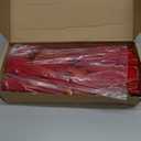 Red Velvet Christmas Tree Bows - Set of 3 Large 12x33 Inch Vintage Holiday Bows for Xmas Tree Decorations, Gift Wrapping, Garland, Party Decor for Indoor Outdoor Dilicoming