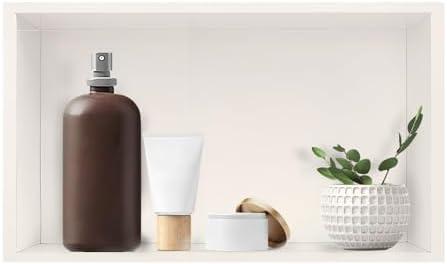 Elefloom Shower Niche, Stainless Steel Elegant Bathroom Niche, No Tile Needed Recessed Shower Shelf Organizer for Storage, Size 24x12