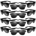 Morcheiong 12 Pack Kids Party Sunglasses in Bulk for Birthday Summer Party Goody Bag Fillers Favors (Black) From 2 To 7 Years Old