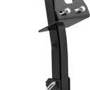 Extreme Max 5001.5831 Pivoting Fold Down Hitch Mount Spare Tire Carrier for 2" Receivers, Black