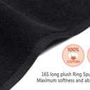 PERFEHAIR Black Salon Towels (2-Pack, 16 X 27 Inches)-Barber Hand Cotton Towel for Gym, Bath, Spa, Shaving