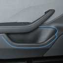 Door Side Storage Box compatible with New Tesla Model 3 Highland 2024 2025 4 PCS Full-Cover Front and Rear Door Tray Organizer TPE Door Slot Tray Mats Interior Accessories