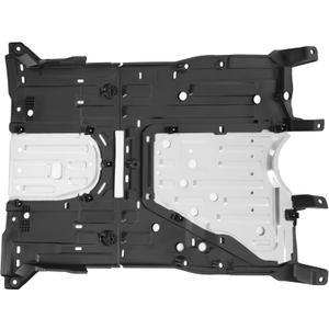 Engine Splash Shield Plate Compatible with 2013-2015 Honda Civic Replacement for 74110TR3A20 Front Lower Silvery Aluminium Center Engine Cover Undercar Shield Guard Assembly