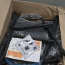 OLIXIS Waiting Room Chairs, Leather Office Desk Reception Guest Stationary Side Chair with Padded Arms for Home Conference Lobby Area Meeting Church Medical Clinic Elderly Student (Set of 1, Pu-black)