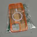 Temdan Magnetic Compatible with iPhone 16 Pro Max Case, [Built-in Invisible Kickstand][Compatible with MagSafe][Military Grade Shockproof] Slim Translucent Matte Phone Case for iPhone 16 Pro Max 6.9" (Orange)