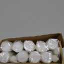 12 Pack White Taper CandlesTaper Candles 10 Inch DriplessUnscented & Smokeless Candlesticks Bulk7-8 Hours Long Burning Tall CandlesIdeal for Christmas Weddings Parties Dinner