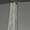 4 x Heroad Green Wallpaper Leaf Peel and Stick Wall Paper Green and White Boho Removable Contact Paper Renter Friendly Self-Adhesive Waterproof for Bathroom Bedroom Cabinet and Drawer 17.3"x78.7"