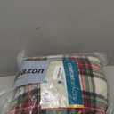 Comfort Spaces Cotton Flannel Sheets Queen Size, Ultra Soft Flannel Sheet Set with 14" Elastic Pocket , Plain Print Warm Flannel Bedding, Scottish Plaid Red 4 Piece