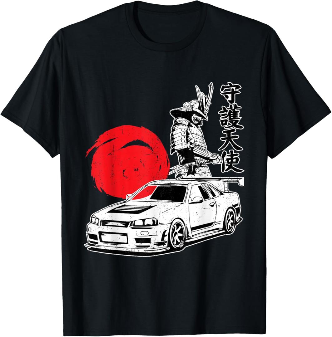 JDM Japan Motorsport Tuning Car Legend 90s T-Shirt, Medium 