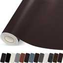 Leather Repair Patch, 35X79 Inch Self Adhesive Leather Repair Tape, Large Vinyl Patch Kit for Couches, Sofa, Furniture, Car Seats, Office Chairs, Cabinets, HandbagsDark Brown, 35X79 Inch