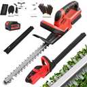 22 Inch Handheld Electric Cordless Hedge Trimmer Bush Trimmer with 21V Battery
