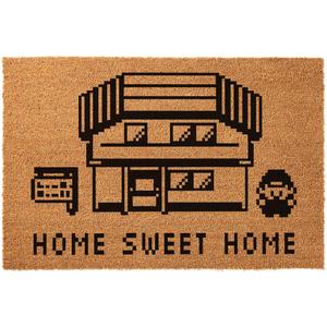 Funny Coir Monster Doormat - Home Sweet Home Welcome Mat, Heavy-Duty Non-Slip Outdoor Coir Rug, 23.6 x 15.7 inch (24X16)
