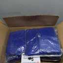 Realspring 6 9 12 Pcs Inflatable Bean Bag Chairs for Adults with Electric Air Pump, Blow up Couch Folding Portable Inflatable Couch Lazy Sofa for Outdoor Movie Night Camping(Dark Blue,5 Pcs)