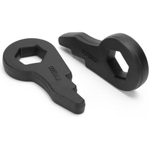 KSP 1-3" Torsion Bar Key For Silverado Sierra 1500, Adjustable Forged Torsion Lift Kits Fit K1500 K2500 K3500 Tahoe Yukon Suburban,Steel Suspension Level Kit Compatible With Chevy GMC 6 Lug Truck SUV (1999-2007 Silverado 1500 Classic, Black Torsion bar key)